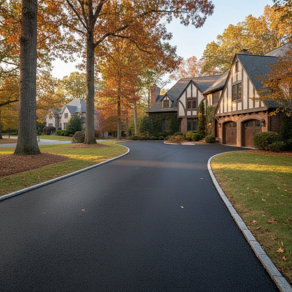 Asphalt Driveway Paving Installation in Winston-Salem, NC