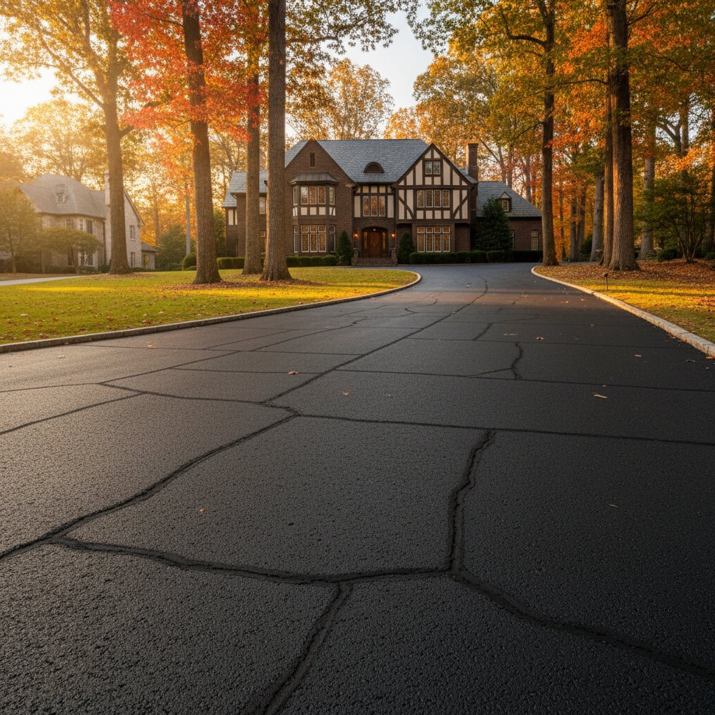Crack Filling & Sealing Installation in Winston-Salem, NC