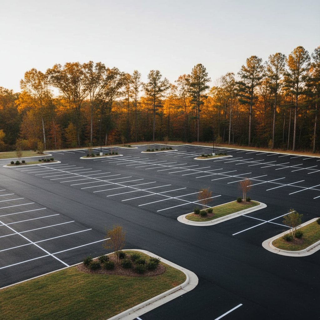 Parking Lot Paving Installation in Winston-Salem, NC